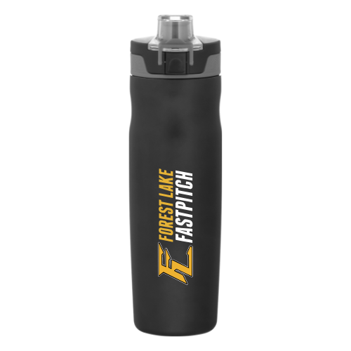 20.9 oz double wall 18/8 stainless steel thermal bottle- Forest Lake Fastpitch