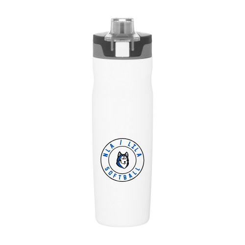20.9 oz double wall 18/8 stainless steel thermal bottle- LILA