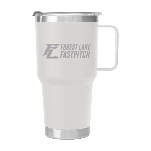30 oz. Double-Wall Recycled Stainless Steel Tumbler Forest Lake Fastpitch